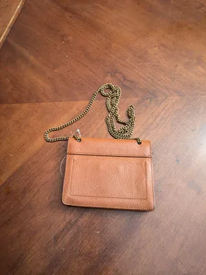 MADEWELL The Leather Collar Stud mini crossbody bag English Saddle EUC thumbnail 13