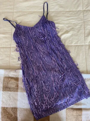 Purple Sequin Francesca's Dress thumbnail 3