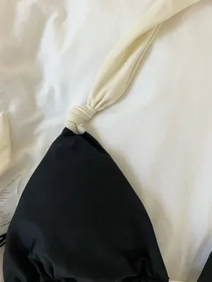 White Fox Mosman Bikini Top Black/White thumbnail 5