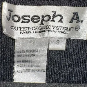 Joseph A. Black Crochet Trim Shell Tank‎ Top Women's Small thumbnail 3