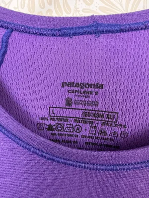 Patagonia Women's Purple Capilene Midweight Crew Baselayer - Size - Large thumbnail 3