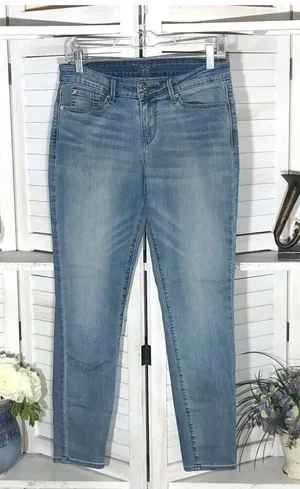 Levi's Denizen Light Blue Skinny Stretchy Jeans Size 28 thumbnail 1