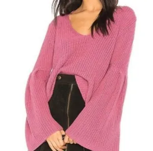 Free People Damsel Rose Bell Sleeve Sweater thumbnail 7