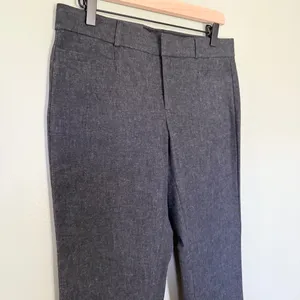 NWT Banana Republic Women’s Sloan Fit Pants Dark Grey Size 4 Petite thumbnail 3