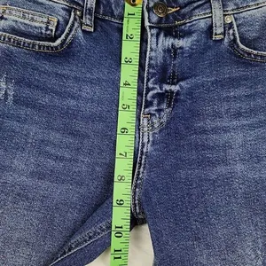 Free People‎ -01 Color-Blocked Crop Flare Jeans Women's size 27 thumbnail 10