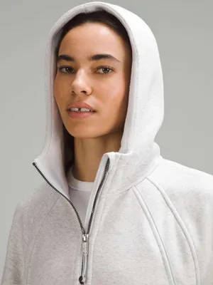 Lululemon Scuba Oversized Half-Zip Hoodie Plush light gray silver medium / Large thumbnail 3