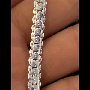 925 sterling silver braclete 7.5 inch men woman thumbnail 3