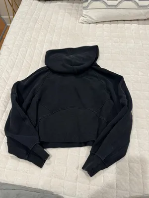 Lululemon Scuba Oversized 1/2 Zip Hoodie Black thumbnail 3