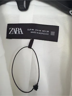 NWOT Zara Cut Out Mini Blazer Dress in Ecru White thumbnail 4