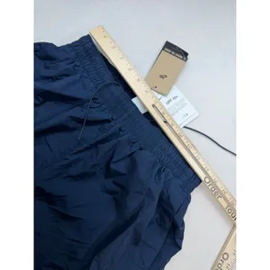 Nike Womens Sportswear Essential Mid-Rise Woven Joggers Navy FV7668-478 Small thumbnail 6
