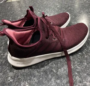 Adidas Maroon Cloudfoam Sneakers thumbnail 4