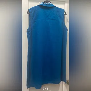 Marc New York, sleeveless linen dress, size medium thumbnail 2