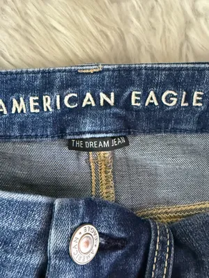 American Eagle Dream Jean Curvy Super Hi-Rise Jegging Size 4 Short Distressed thumbnail 5