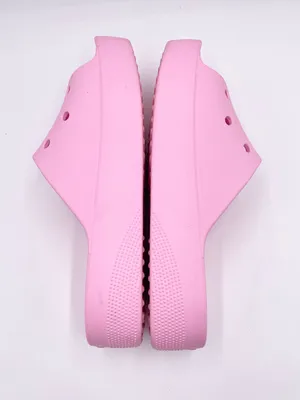 Crocs Classic Platform Slide Sandals Women's Size 9 Flamingo Pink Y2K Barbiecore thumbnail 9