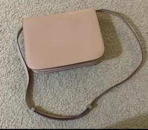 Pink Leather adjustable crossbody/shoulder bag thumbnail 5