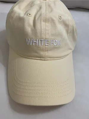 White Fox NWT Time To Travel Cap Embroidered White Logo in Lemon Yellow thumbnail 5