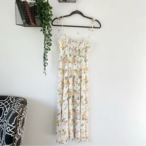 Petal + Pup Floral Lucas Tie Strap Midi Dress Sz 4 thumbnail 3