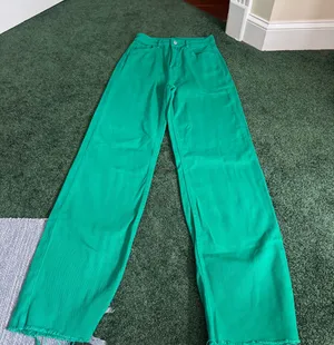 Emerald Green Jeans thumbnail 1