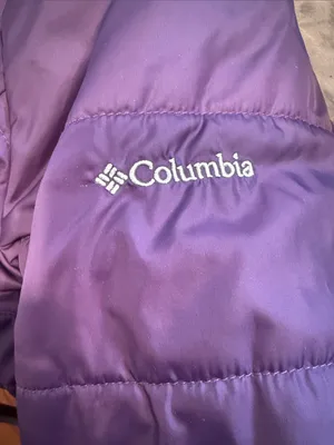 Columbia Women Purple Insulated Jacket soft shell full zip front pockets ski XS thumbnail 10