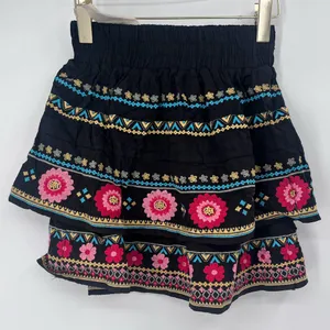 Savannah Jane‎ Mary Tiered Embroidered Skirt size small thumbnail 4
