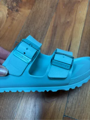 Birkenstock Women's Arizona Stealth Buckle EVA Sandals in Surf Green 39 thumbnail 5