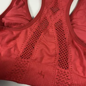 Joy Lab Sports Bra Womens Small Red Seamless Racerback‎ Padded Athletic Gym thumbnail 8