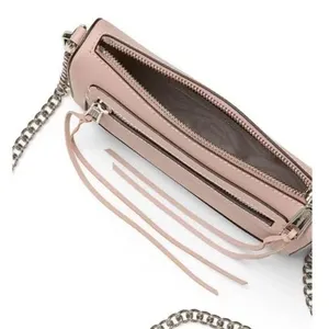 Avery Mini Crossbody Bag Vintage Pink with Silver Hardware thumbnail 10