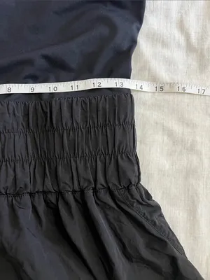 Free People Movement Athletic Romper Runsie Skort Black Sz Medium Black thumbnail 8