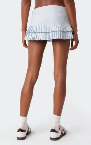 Edikted Pleated Skort. thumbnail 5