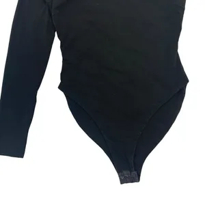 Tiger Mist Bodysuit Small Black One Sleeve Sexy Clubwear Y2K Party‎ thumbnail 3