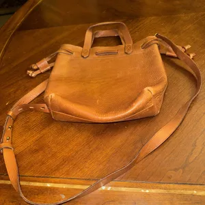 MADEWELL Leather mini crossbody/ Bucket bag thumbnail 1