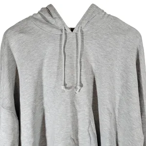 Nike Yoga‎ Women's Dri-Fit Gray Cropped Hoodie Sweatshirt Training XL thumbnail 4
