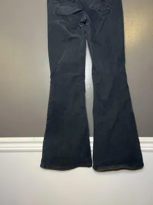 American Eagle Outfitters Pants Womens 0 Gray Hi-Rise Flare Corduroy Stretch thumbnail 7
