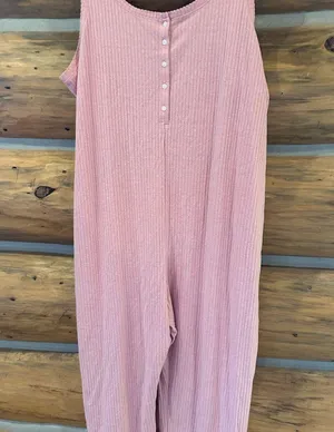 Old Navy Ribbed Lounge Jumpsuit size XXL thumbnail 2