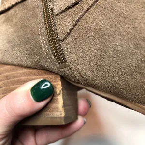 Franco‎ Sarto Gonzalez Fringe Suede Bootie Size 7 thumbnail 4