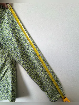 J.Crew Floral Ruffle Blouse 100% Cotton Button Front Cottagecore Preppy thumbnail 10
