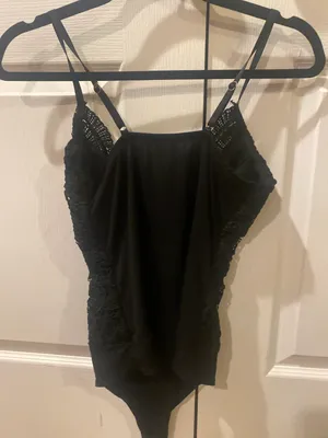 Iris Lace Bodysuit Black Size M thumbnail 2