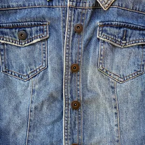 Blue‎ denim jean jacket Blue Size L thumbnail 2