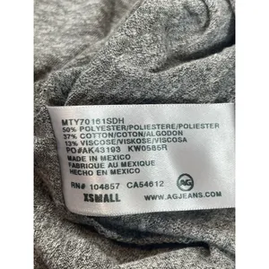 AG Adriano Goldschmied XS Gray Marled Tank Top Sleeveless Stretch Minimalist thumbnail 7