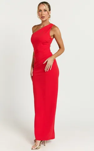 New Showpo CRISELDA Maxi Dress One Shoulder Maxi Dress Size XS MSRP $129 thumbnail 2