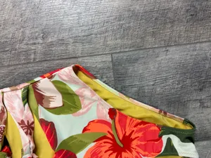 Aerie Cream Tropical Cutout One Piece Swimsuit thumbnail 2