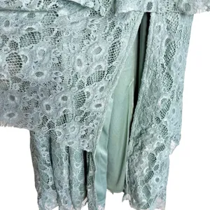 Lulus Floral Lace Sleeveless Tiered Maxi Dress Small Fairycore Coquette Formal thumbnail 8