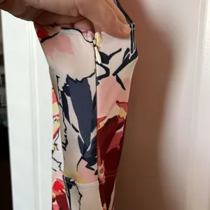 Abercrombie & Fitch Sleeveless Floral Fit & Flare Scuba Dress thumbnail 3