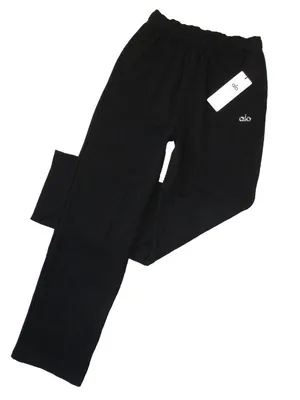 NWT Alo Yoga Unisex U5012RG Accolade Straight Leg Sweatpant in Black XS thumbnail 1