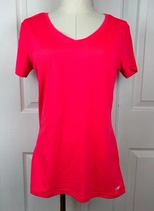 Amazon essential pink workout tshirt thumbnail 1