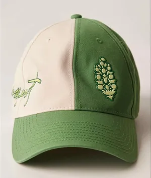 Free People Movement Double Hitter Baseball Hat Green Combo NWT thumbnail 1