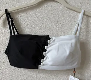 Calia Looped Front Bikini Top Pure White Size XS Beach Summer Vacation UPF 50 thumbnail 1
