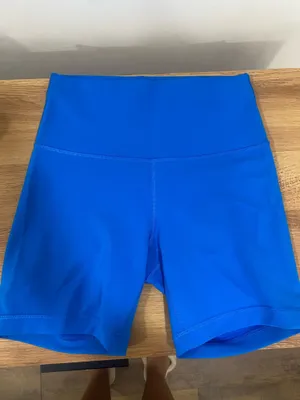 Lululemon biker shorts blue  thumbnail 2