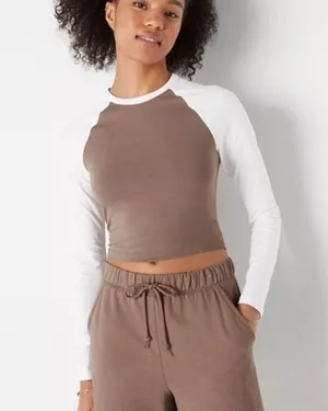 PINK - Victoria's Secret Raglan Long Sleeve Shirt thumbnail 1