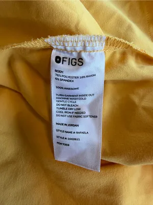Figs Scrub Set Set Rafaela Top Sz 3XL/ HW Zamora Jogger Pants Size XXL Dandelion thumbnail 8